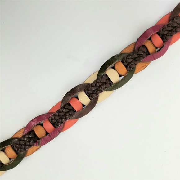 Fun Seventies Style Faux Leather Belt - Picture 4 of 6